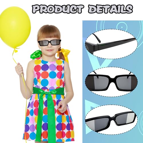 40 Pack Rear View Sunglasses Real Detective Glasses Anti Track See Behind You with Inside The Lens Mirror for Kids Escape Room Party Favor Detective3