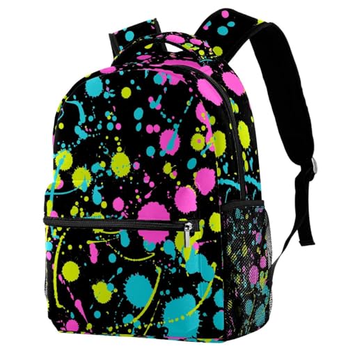 Sac à dos d'école multicolore 40cm pour adolescents et filles
