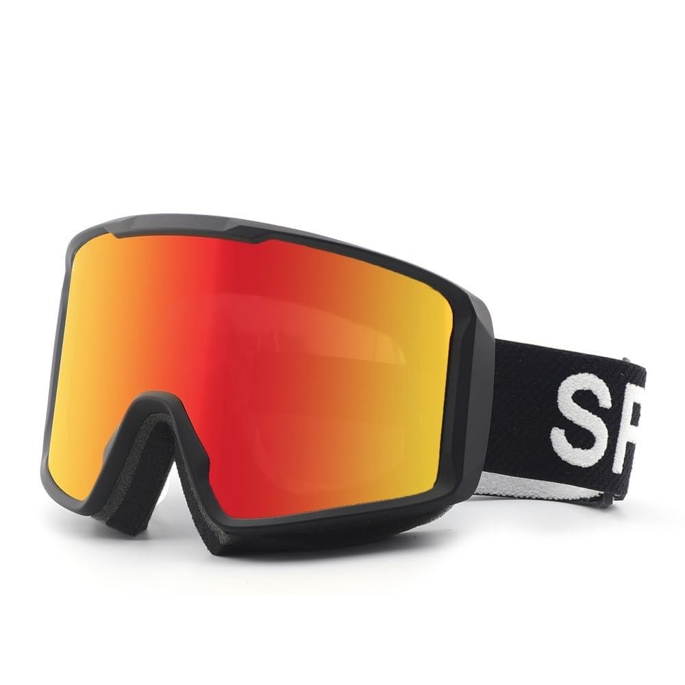Lunettes de ski coupe-vent pour homme et femme, double pont, anti-buée, anti-reflets, protection UV