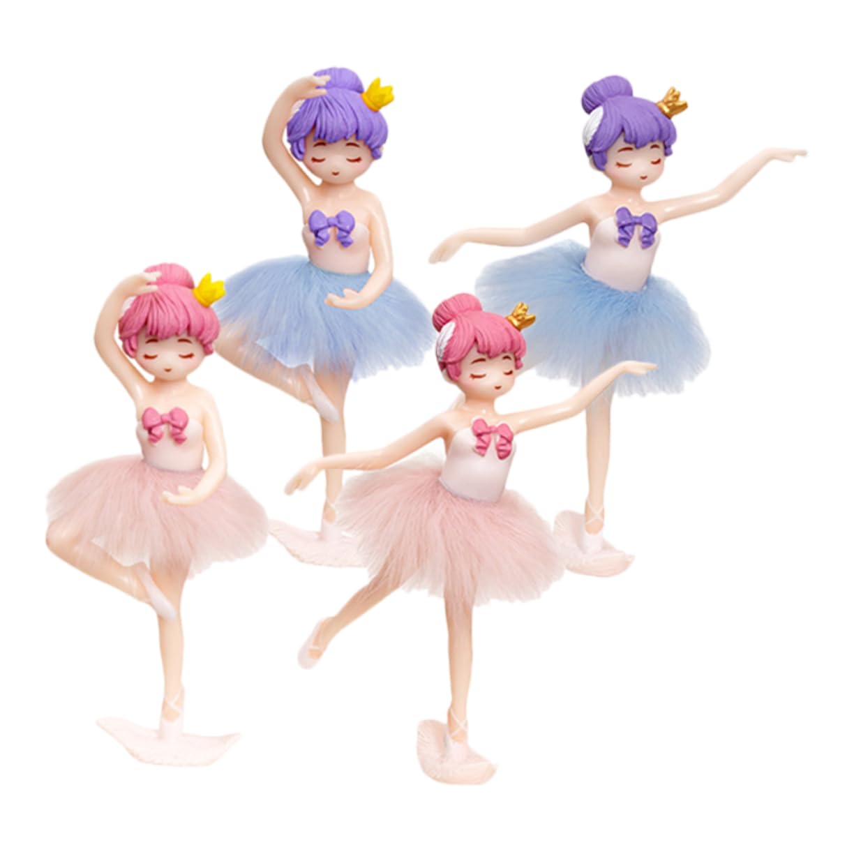 Alasum 16pezzi Decorazione Statue per Topper per e Compleanni e Accessorio per Cake Design