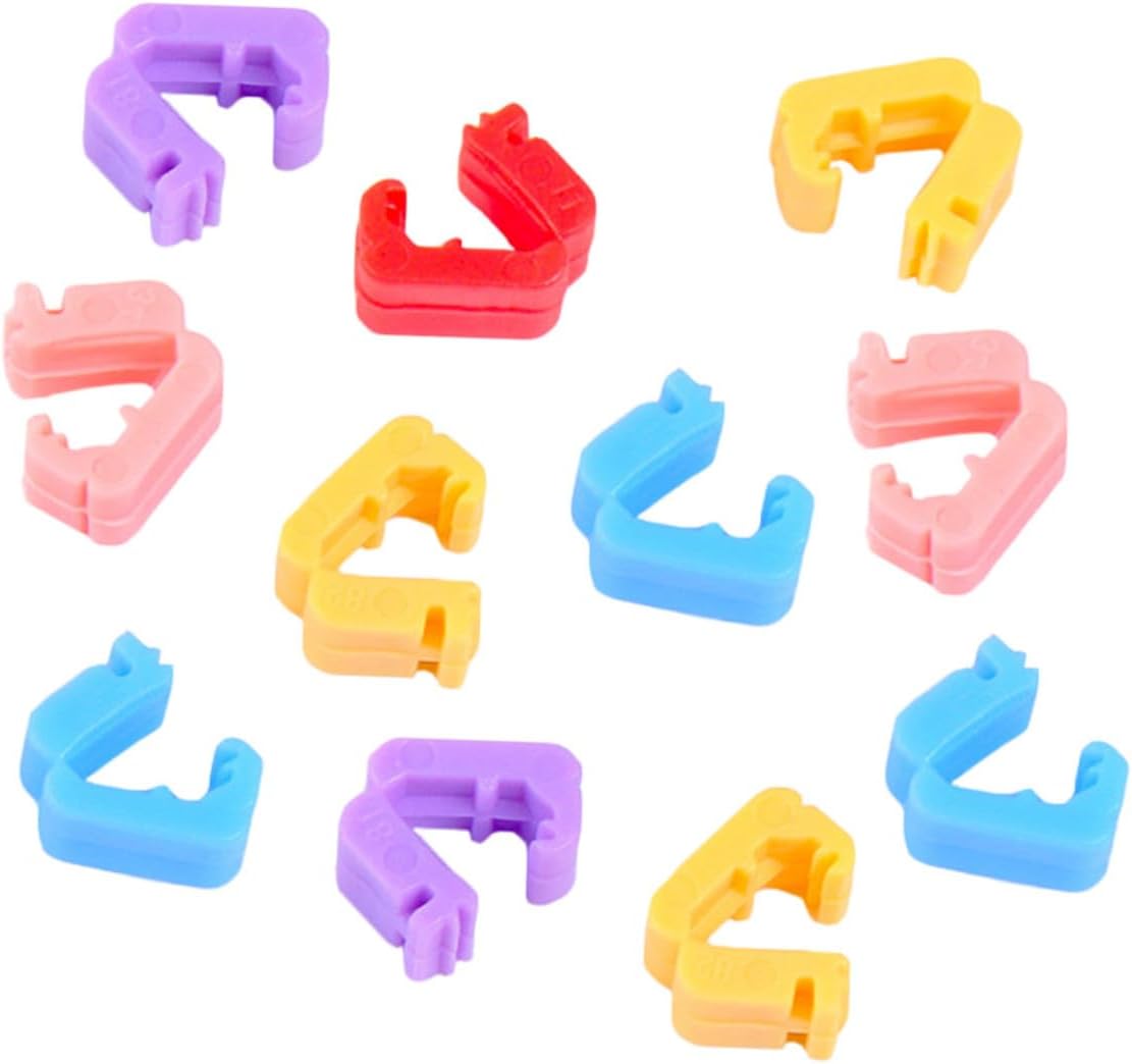 KICHOUSE Colorful Balloon Sealing Clips Bulk Pack 100 Plastic Balloon Clamps for Party Decorations Birthday Wedding Event Supplies
