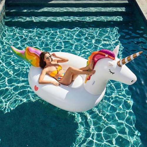 Einhorn-Schwimmtier für Erwachsene und Kinder – Bild 4