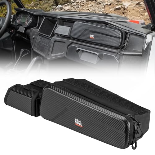 KEMIMOTO UTV Dashboard Storage Bag Upgrade Compatible with Polaris General 1000/4 1000/XP 1000/XP 4 1000 2016-2026 Front Bag Accessories