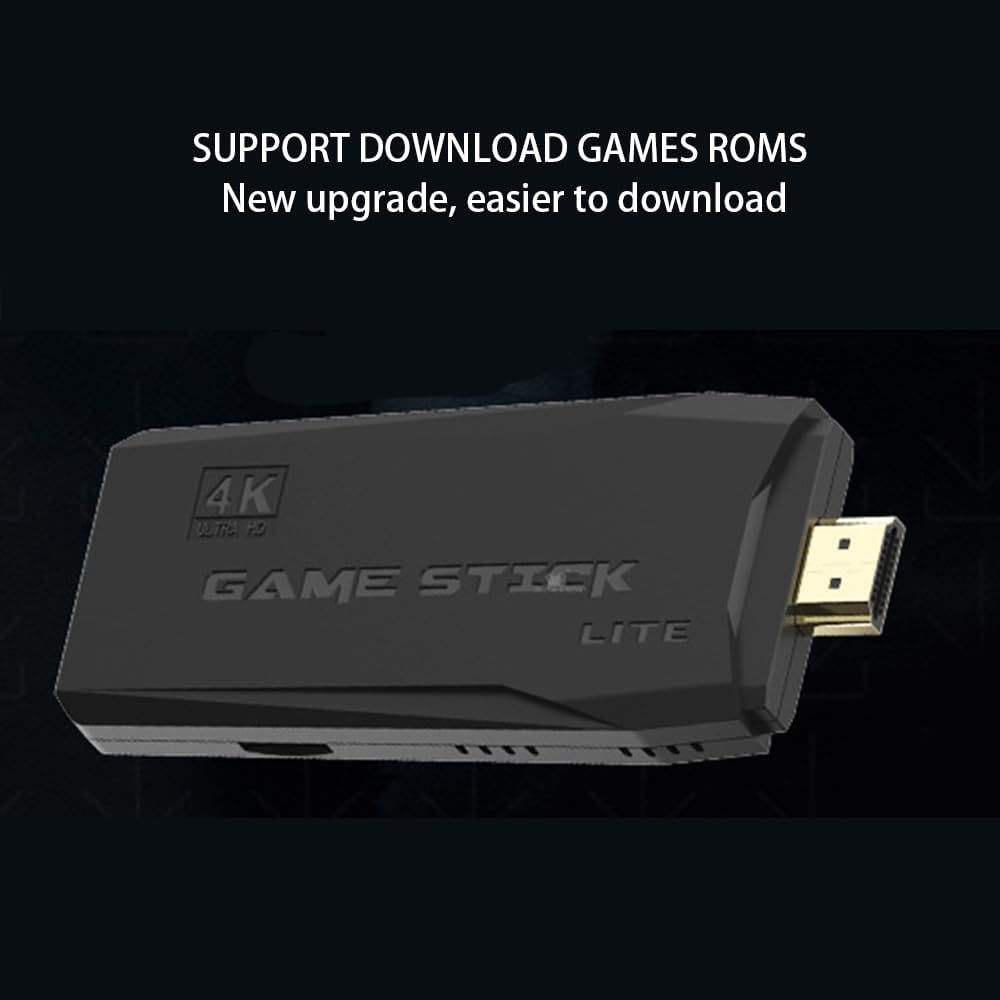 Retro Games Console, 10000+ Classic Games Plug & Play Games Consoles with 64G Card, Game Stick with Dual 2.4G Wireless Game Controller, Video Handheld Games Consoles for Kids Adults 5 51eKss9EdeL. AC SL1000