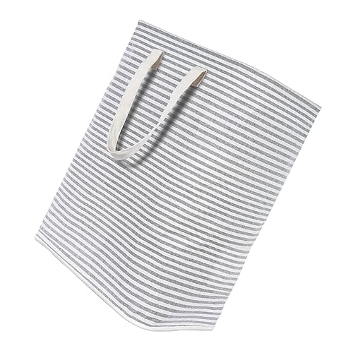 Cabilock Cesto De La Ropa Cesto De Ropa Sucia Cesto De Ropa Plegable Cesta De Ropa Sucia Cesta Independiente Cesta Con Asas Light Grey Algodón