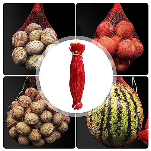 Firulab 100 Stück Wassermelonen-Hängenetze, Taschen, Melonen-Hängematten, Gartengurken wachsen, unterstützende Aufbewahrungstaschen, Gartenbedarf, Nylonnetz für Gemüse, Melone – Bild 3
