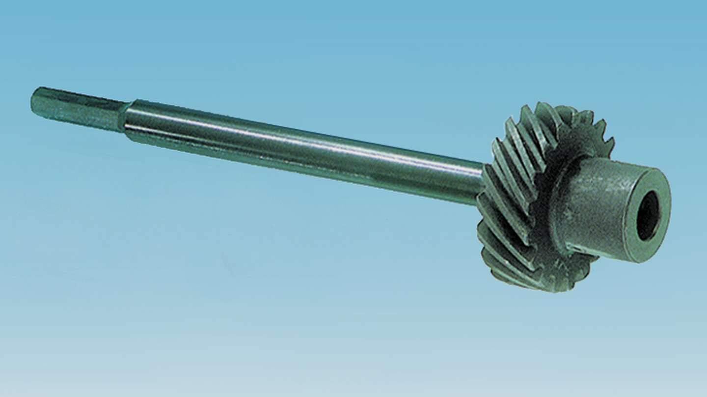 Milodon 21500 8.5" Oil Pump Shaft with Steel Gear for Big Block Mopar