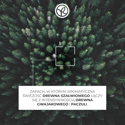 Yves Rocher Bois de Sauge – Szampon i żel pod prysznic 2 w 1 dla mężczyzn, intensywna świeżość szałwii, nuty drzewne gwajakowca i paczuli, produkt naturalny, 200 ml