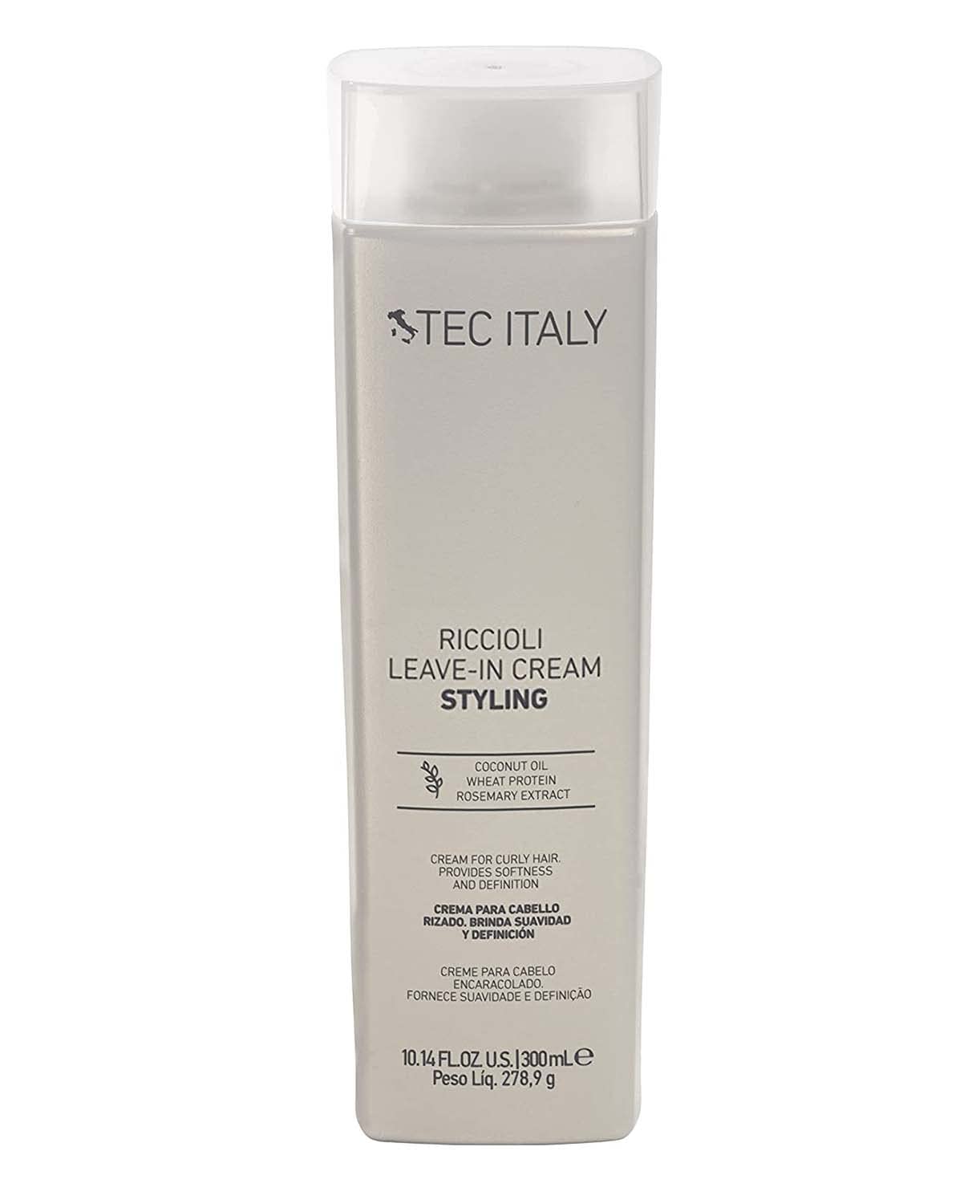 Tec Italy Riccioli Leave In Cream Curl Definition Enhancer & Moisturizer 10.1 oz