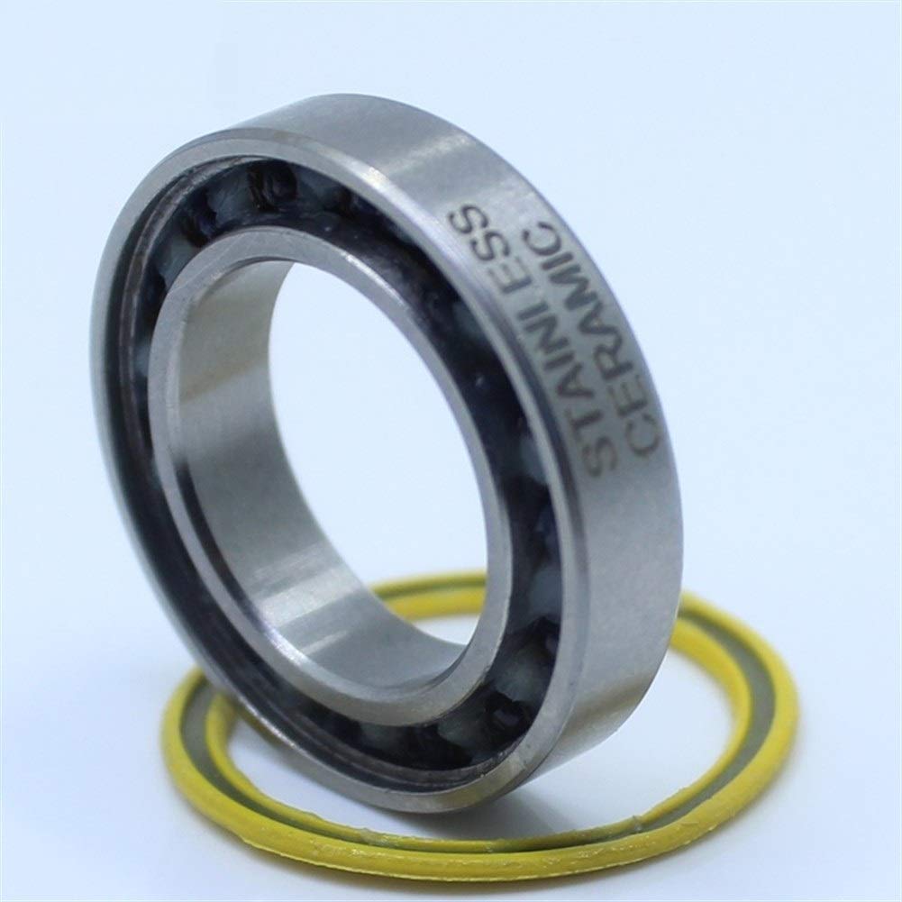 Łożysko ze stali nierdzewnej 6902-2RS 15x28x7mm ABEC-3 6902 RS piasta rowerowa piasta przednia tylna piasta koła 15 28 7 ceramiczne łożyska kulkowe
