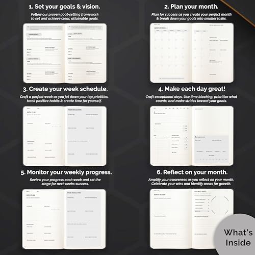 Mindpanda ENV-06 S #1 Focus Planner For A Balanced Life - Productivity Planner For Men thumb #3
