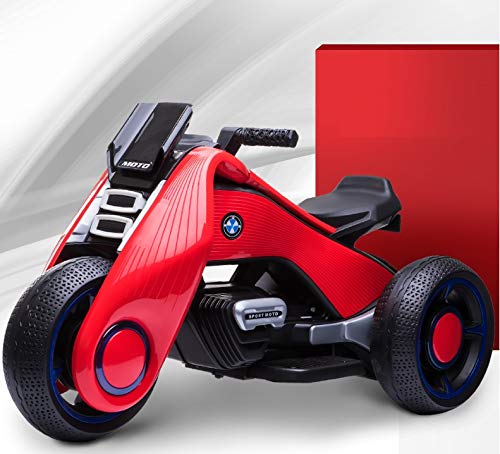 Image of StarAndDaisy Baby Magic /Swing Car for Kids Toys for 2-5 Years boy, with Acceleration Pedal & Rechargeable Battery, LED Light & Music,Twister car /Ride-onwith Smoke & Backrest seat (Red-Black)