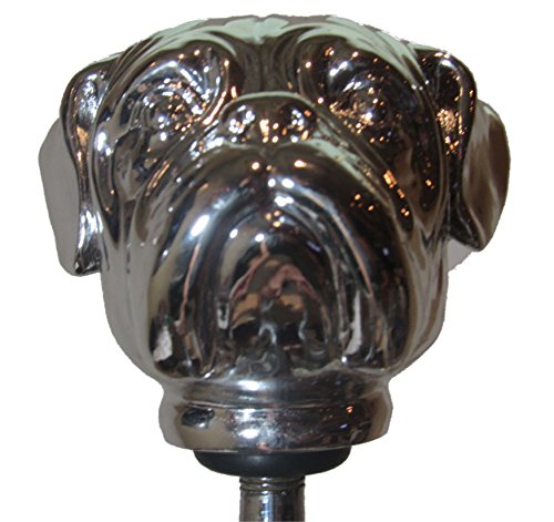 Cromo Bulldog Cabeza Shift Knob Shifter Rat Rod palanca Mac