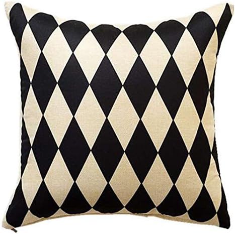 Cotton Linen Square Decrotive Throw Pillow Case Cushion Cover 45cm45cm