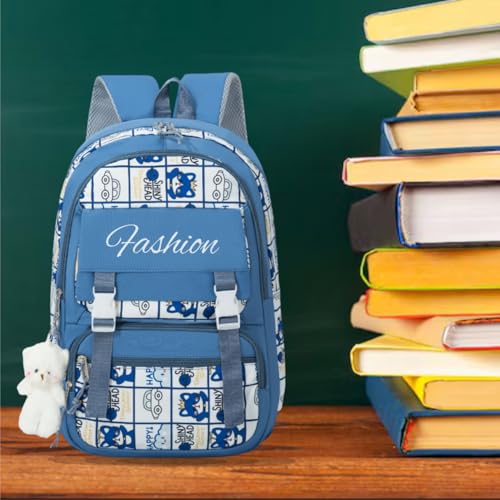Image of Tinytot 30 Litre Japanese Korean Style School Bag Water-Resistant Laptop & Travel Backpack - Unisex Large 18 Inches Multipurpose Student Backpack for Boys & Girls, Men & Women