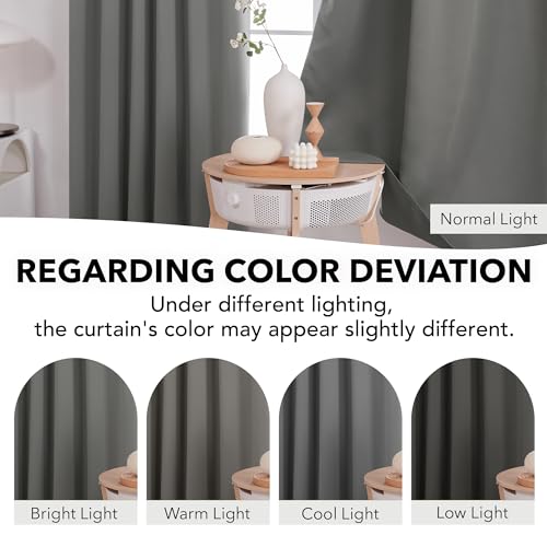 image for Deconovo Blackout Curtains – Room Darkening, Noise-Reducing, Thermal