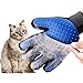 Furmodo Grooming Gloves for Pets (Set of 2) – Efficient Deshedding Glove for Dogs & Cats, Long and Short Hair Remover Brush Mitt, Left & Right, Machine Washable