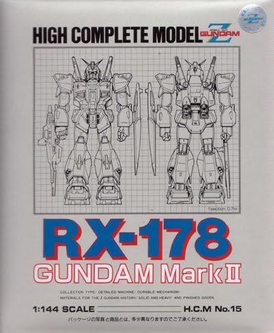 BANDAI RX-178 GUNDAM Mark II - High Complete Model [Z Gundam] HCM Series 15 1/144 scale Model Kit