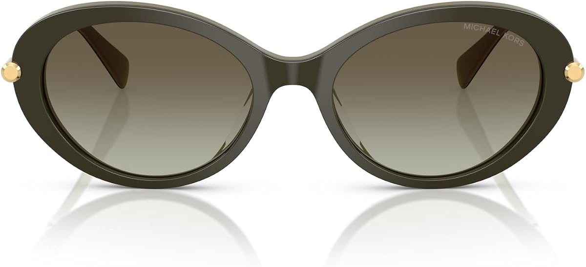 Michael Kors Mk2245u Rockaway - Gafas de sol ovaladas de ajuste universal para mujer
