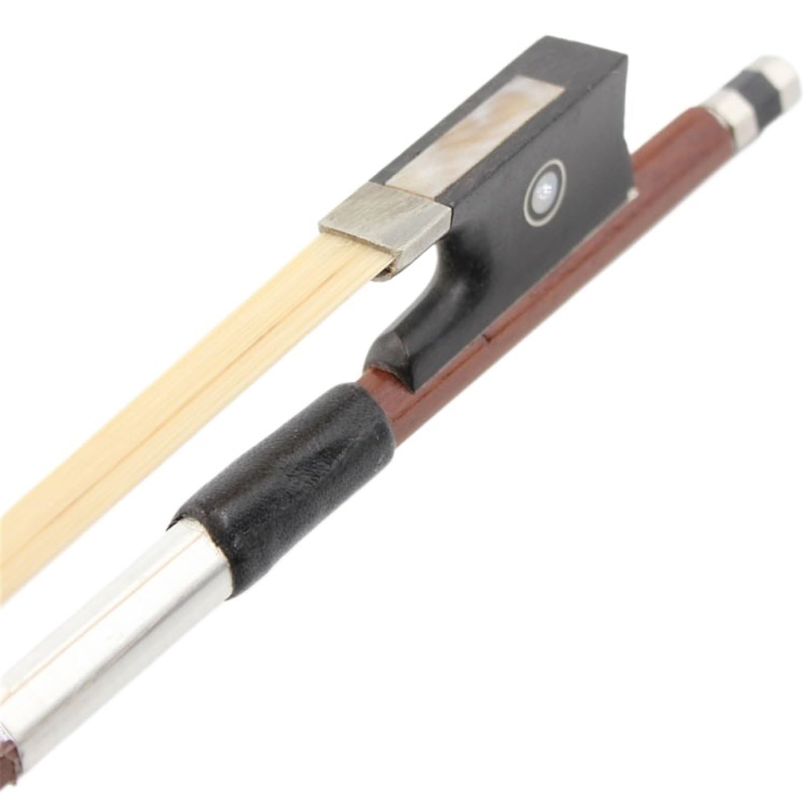 Archet De Violon Pour Pratique Archet Octogonal Pour Violon En Ébène Pour Adulte Débutant En Crin De Cheval Taille 1/16(1/2)