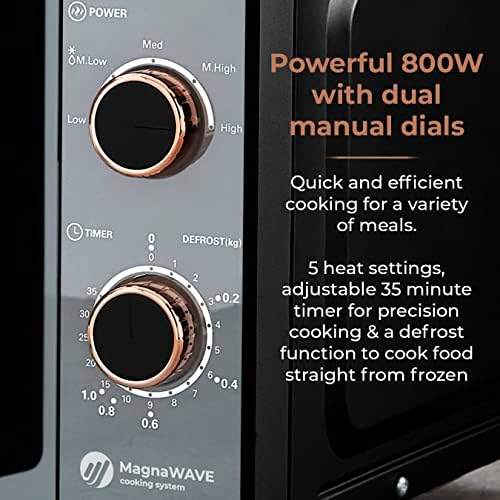 The Tower Cavaletto 4-slice toaster and 20L microwave displayed together on a modern kitchen countertop.