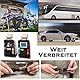 VCANIVR Rückenlehnenschutz Auto Kinder Autositz Organizer2 Stück Autositz Schutz Rückseite & Sitzschutz Wasserdicht Auto Organizer Kinder mit Berührbarem Tablet Fach