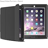 iPad Case, Case-cubic Extreme Heavy Duty Full Body Rugged Hybrid Case with Smart Magnetic Sleep / Wake feature PU Leather Cover for iPad 2/iPad 3/iPad 4