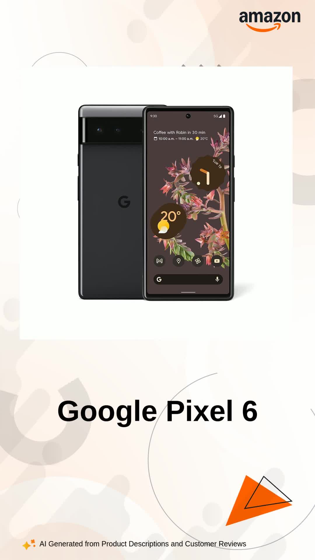 Google Pixel 6 (Black, 8GB RAM, 128GB Storage) : Amazon.in