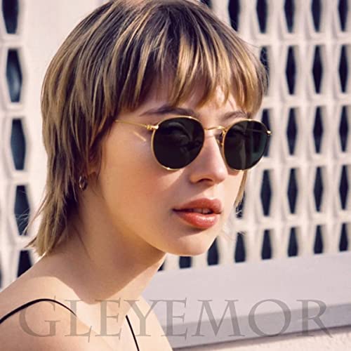 Gleyemor GL3447A Classic Polarized Round Sunglasses thumb #2
