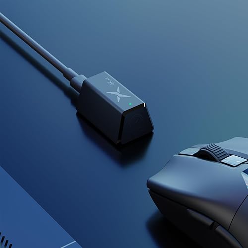 Miniatura 2 de DeLUX 4000Hz Nano 2.4G Receptor para ratón inalámbrico Gaming M800 Ultra (negro)