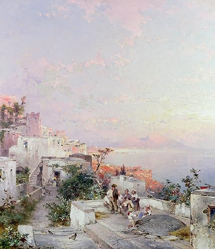 Graffiti Art Mural Posilipo Naples Poster Peinture Moderne Richard Unterberger 60x90