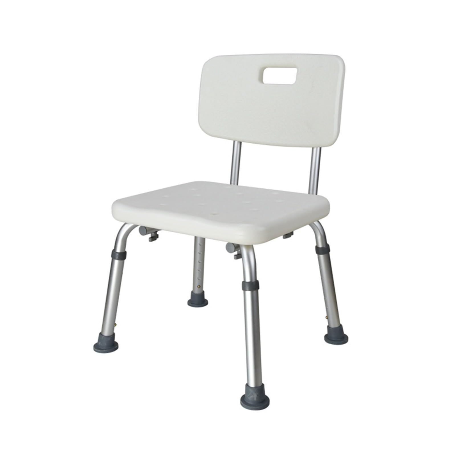 Silla para Ducha Taburete Baño con Respaldo,Taburete de Baño Asiento para Ducha Regulable en Altura,Silla para Ducha para Personas Mayores Antideslizante Ducha