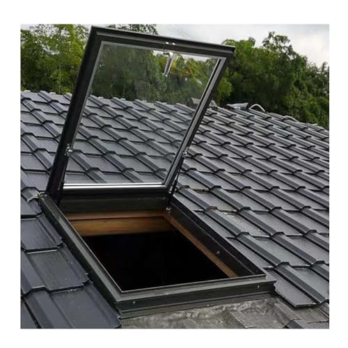 LVLDAWA Roof Window, Aluminum Alloy Manual Ventilation Basement Casement Window, Flush Mount...