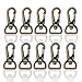 Produktbild RETON 10 Stücke 13mm Metallwirbel Verschlüsse Tasche Verschlüsse Hummer Swivel Trigger Clips Karabinerhaken Für Umreifungs DIY Zubehör (Pinsel Antik)