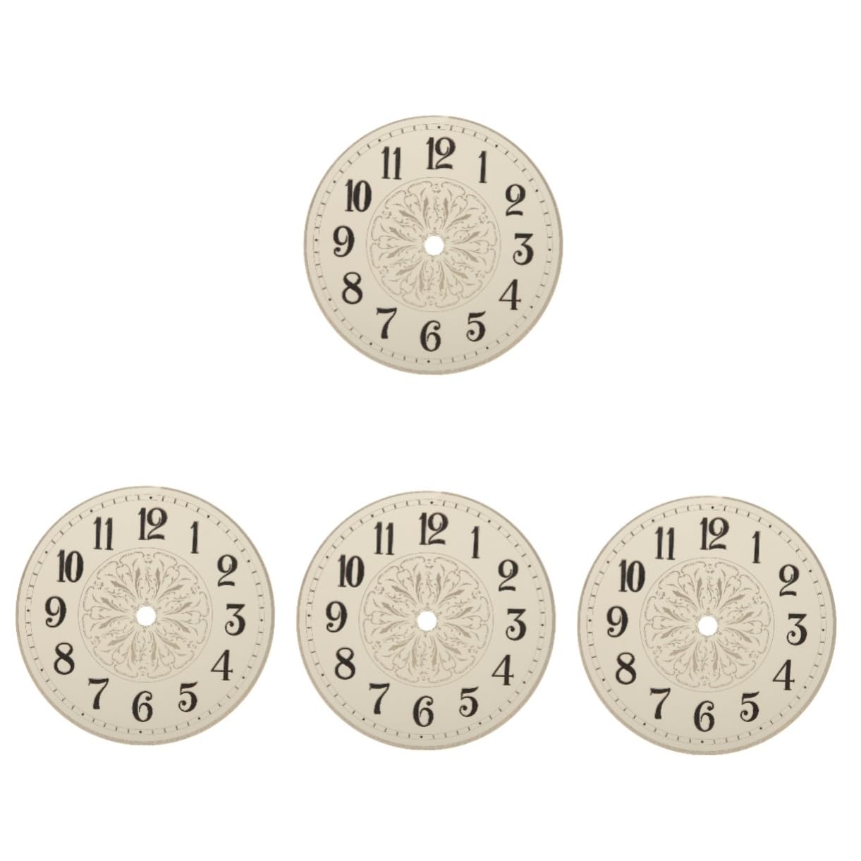 Cadran d'horloge murale en fer pour créer une décoration vintage salon personnalisée