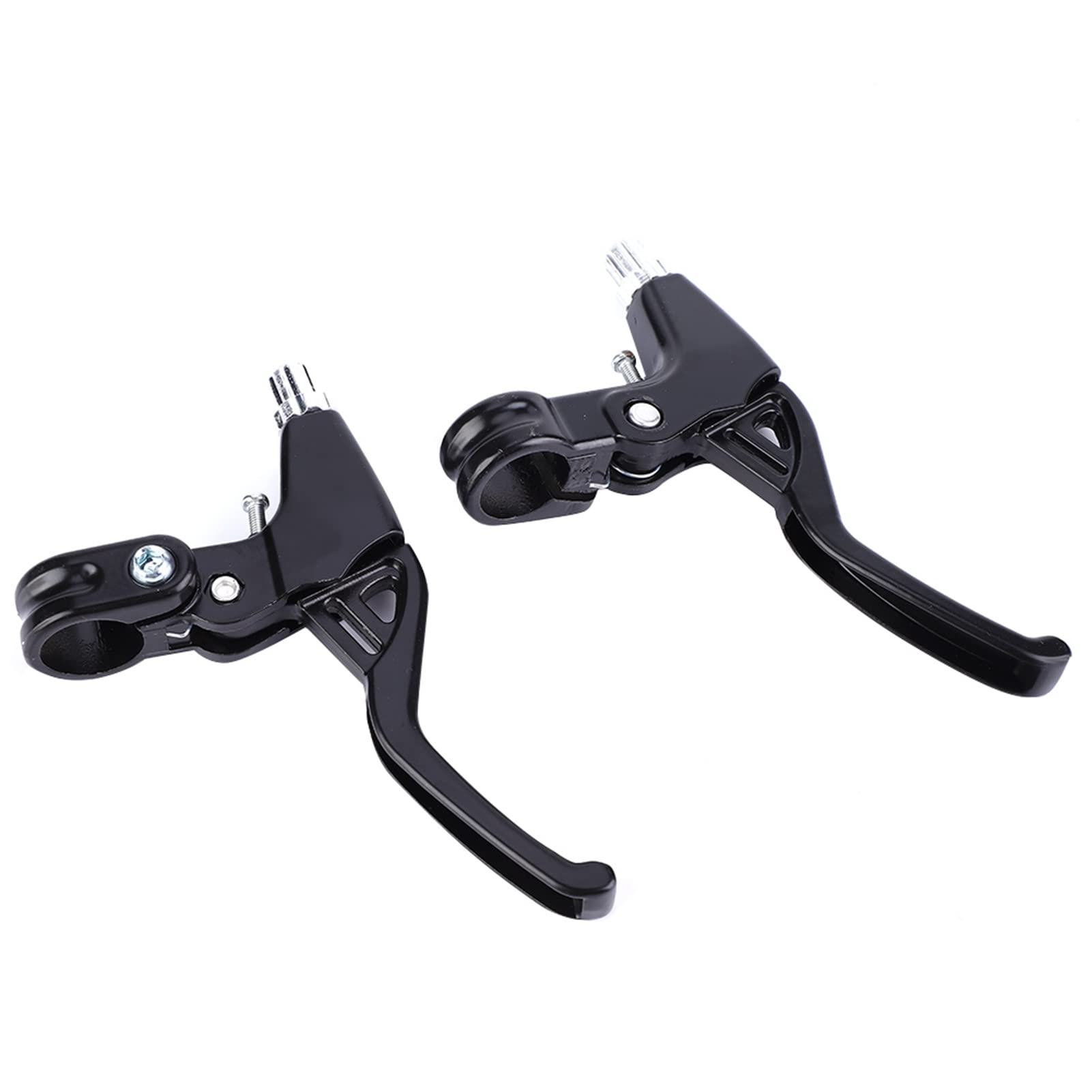 Aluminium Alloy Mountain Bike Brake Level Handles, Lightweight & Durable, Automatic Lever Restoration, 4 Colors, Suitable for Various Bicycles (Black)