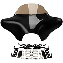 FLPRO Outer Batwing Fairing Windshield Windscreen For Yamaha V Star 650 1100 Classic Harley Touring Road King Softail Deluxe Fatboy Heritage