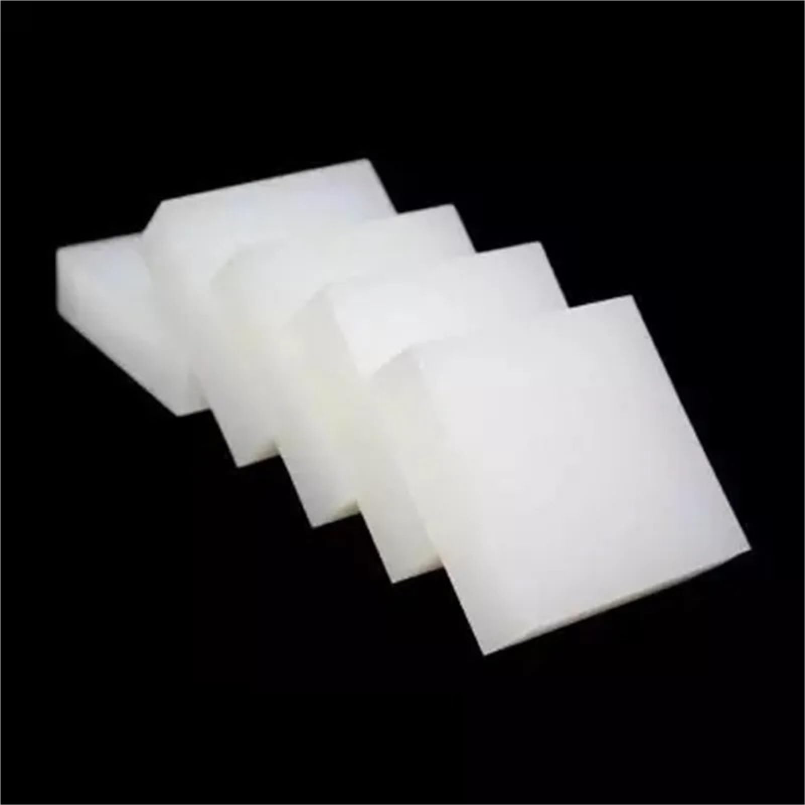 Blocco in gomma siliconica for assorbimento degli urti - Blocco in silicone quadrato bianco for guarnizioni automobilistiche - 1 pezzo(200x200x10mm)