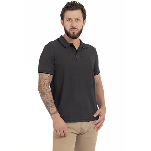 Camisa Polo Masculina Piquet Viscose Dry Leve Confortável
