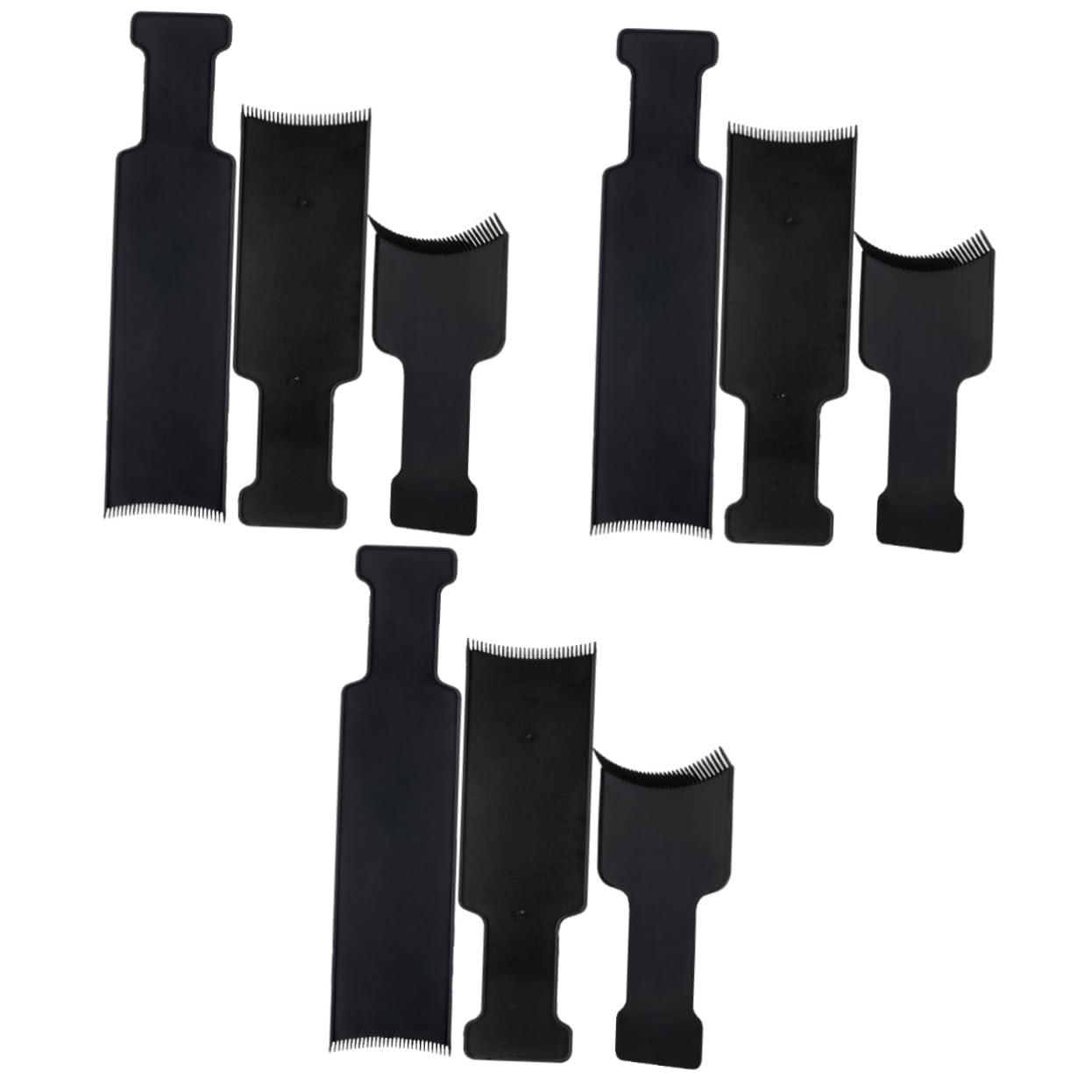 Gogogmee 3sets Hair Coloring Comb Hair Brush Tool Set Hairdressing Tint Brush 3pcs*3