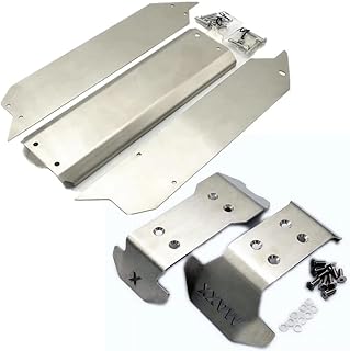 Stainless Steel Chassis Protect Armor Skid Plate Guard Full Version 5pcs for Traxxas 1/10 Wide Maxx V2 89086-4
