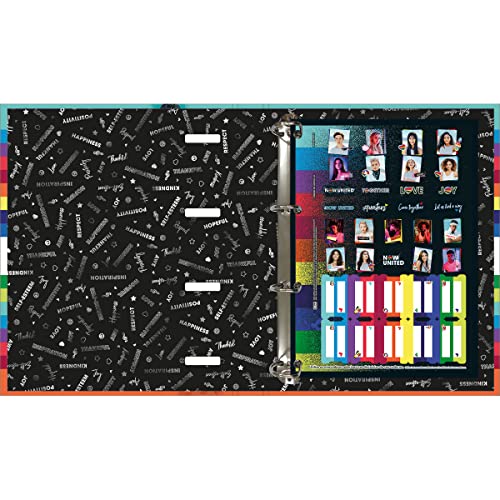 Caderno Argolado Cartonado Universitário com Elástico Now United 80 Folhas, Tilibra, 319198