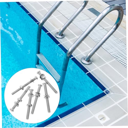 Tornillos de reemplazo para escalera de piscina 6 piezas miniatura 7