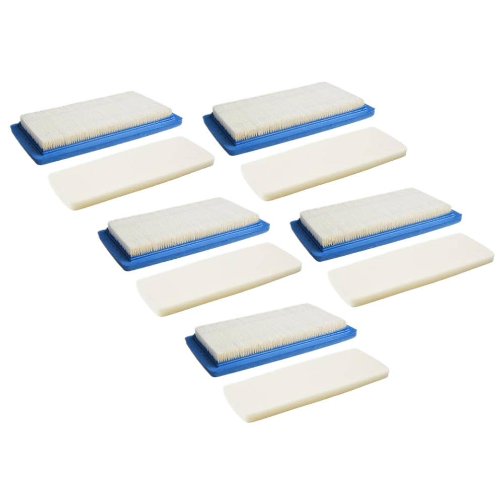 Confezione da 5 filtri dell'aria con kit filtro compatibile con soffiatori per foglie a spalla PB-8010 e PB-9010