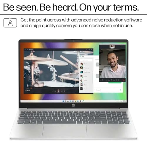 Image of HP 15.6 inch New Touchscreen Business Laptop, Intel Core i3-1315U (6-core) • 32GB RAM • 2TB SSD, Intel UHD Graphics|Long Battery Life|Fast Charge|WiFi 6E|Lifetime MS|Win 11 Pro w /Copilot - Silver