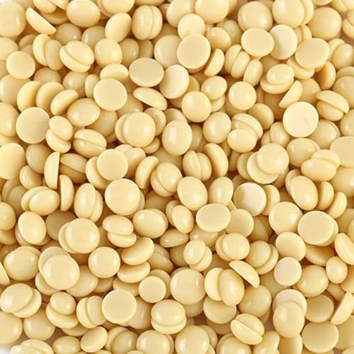 GreenLife® 1000g/2.20lb Hard Wax Beads, Hard Wax Beans Hair Removal, Painless Waxing Bean Home wax Kit for Facial, Legs, Arms, Body, Bikini, Brazilian Pearl Depilatory, Hot Waxs for Women and Men (2.2lb Bagged, Cream) by GreenLife - Used condition - Image 2