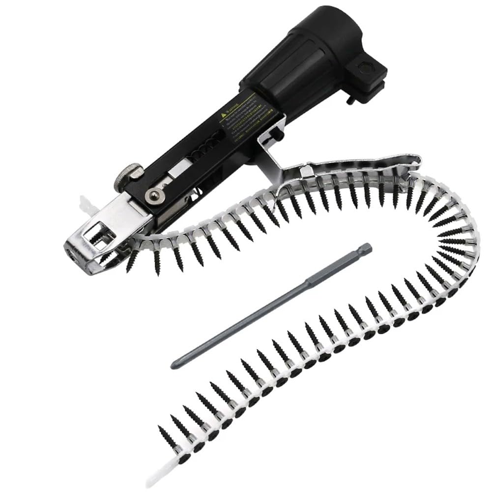Automatyczny adapter pistoletu do gwoździ łańcuchowych, pistolet do wiertarek elektrycznych, nasadka do wiertarki akumulatorowej, narzędzie do obróbki drewna, część elektronarzędzi