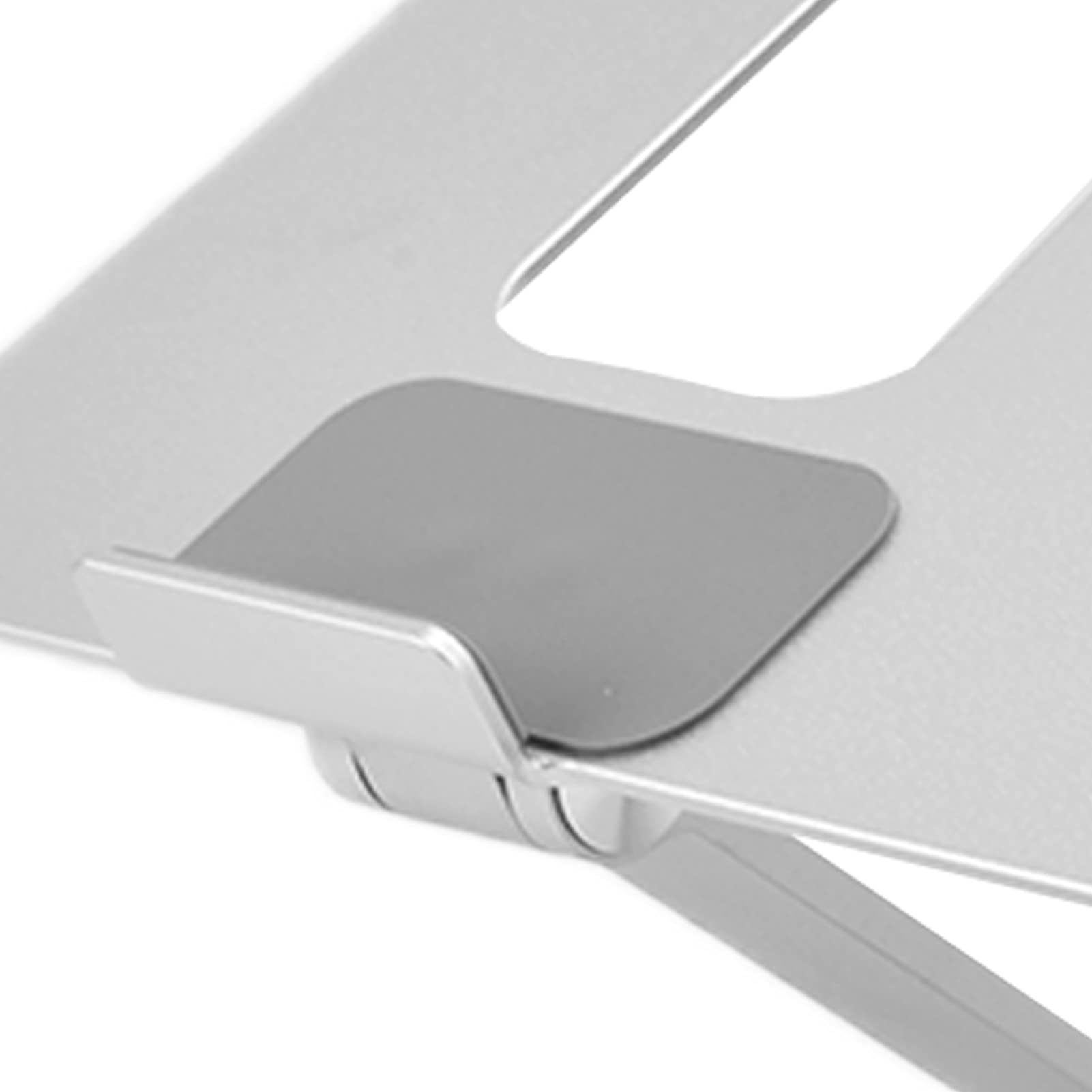 Supporto per Laptop Supporto per Riser per Computer Portatile Regolabile in Lega di Alluminio per Workstation Ergonomica Argento 11,8x8,7 Pollici