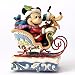 Jim Shore Disney Traditions  Mickey and Pluto Laugh All The Way Musical Figurine