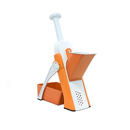 Mabron Safe Mandoline Slicer for Kitchen Vegetable Chopper Slicer, Food French Fry Potato Chopper, Vegetable Cutter, Kitchen Chopping for Carrot Onion & Fruit